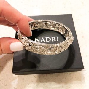 Nadri CZ cuff bracelet